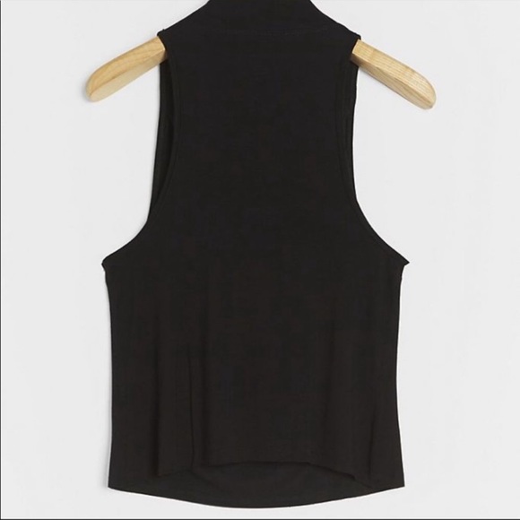 Anthropologie Delissa Black Cowl Neck Top NWT Women’s Size Large - Picture 2 of 5